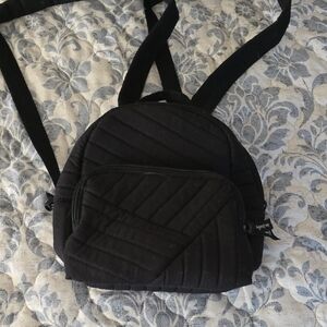 Vera Bradley Black Quilted Backpack